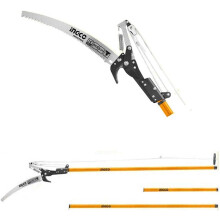 Ingco HEPS25281 Segaccio Con Asta Telescopica 240 Cm Lama In Teflon Verniciato Professionale