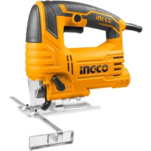 Ingco JS57028 - Seghetto alternativo con 3 lame e velocità variabili, giallo e nero (1 set)