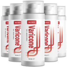 Varicone Krém - 500ml (5x100ml) - 5 darabos csomag - shea vajjal, hialuronsavval és szőlőmagolajjal - Eredeti svájci formula