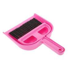 Mini Broom and Dustpan Set for Pet Cages and Desktop Cleaning, Durable Plastic Small Cleaning Tools