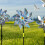 Reflektierende Vogelscheuche Windräder Windmühlen 4-Pack 5