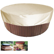 Beige Table Runner 210x30cm Waterproof AntiUV Narrow Furniture Cover for Dining Table or Dresser