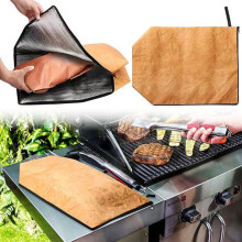 BBQ Insulated Bag with Heat Retention Layer, Reusable Large Capacity Meat Resting Blanket for Brisket