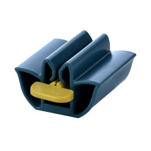 Toothpaste Squeezer and Dispenser ABS Manual Holder for Bathroom Easy Mess Tube Squeeze Blue