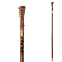 Wooden Walking Stick 90cm with Ergonomic Comfort Grip, NonSlip Rubber Base, Handcrafted Cane Gift for Seniors