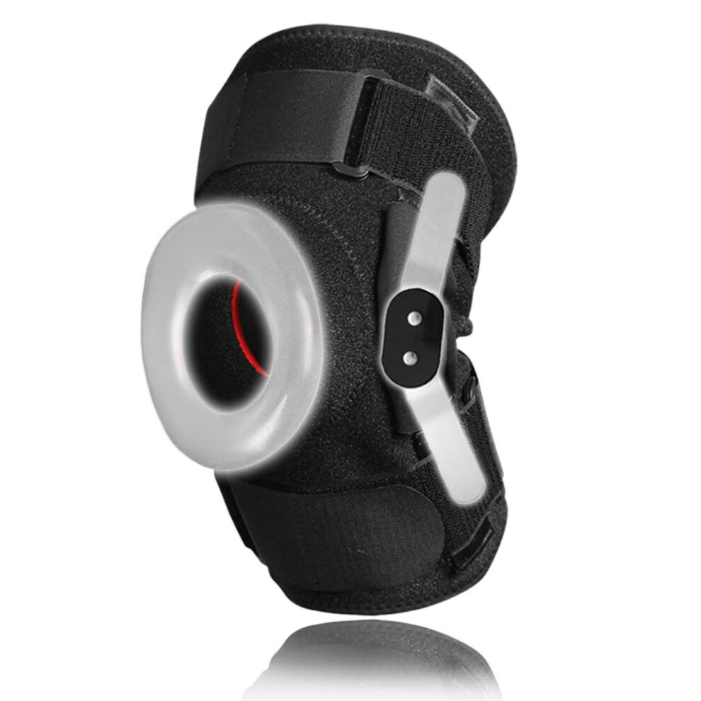 Hinged Knee Brace for Men and Women, Adjustable Compression Support for Joint Pain Relief and Sports