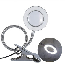 Tattoo LED Lamp with 2.5X Magnifier, USB Bright Light for Nail Art, Beauty Salon and Home Use