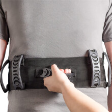 Gait Belt with Handles for Seniors, Adjustable 2 in 1 Transfer Belt with Quick Release Buckle and Durable Stitching