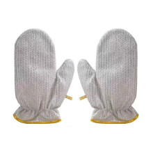 Heavy Duty Kitchen Cleaning Gloves, Waterproof Oil Resistant Scrubbing Gloves for Dishwashing and Household Use