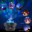 Projector Rechargeable USB Home Decoration for Bedroom Ceiling Bluetooth Water Wave 2