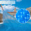 Rectangular Solar Pool Cover 4x7m Blue Bubble Thermal Blanket for Inground and Above Ground Pools 4
