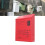 Iron Red Wall-Mounted Mailbox with 2 Keys, 3 Hooks 1