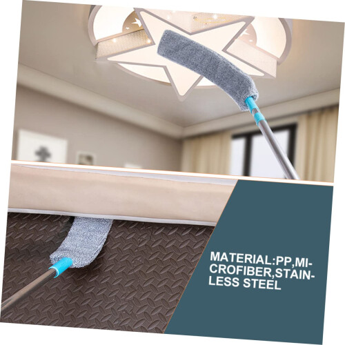 Extendable Duster with Flexible Bendable Shaft and Soft Non‑Scratch Head for Under Bed Sofa and Ceiling Cleaning 1