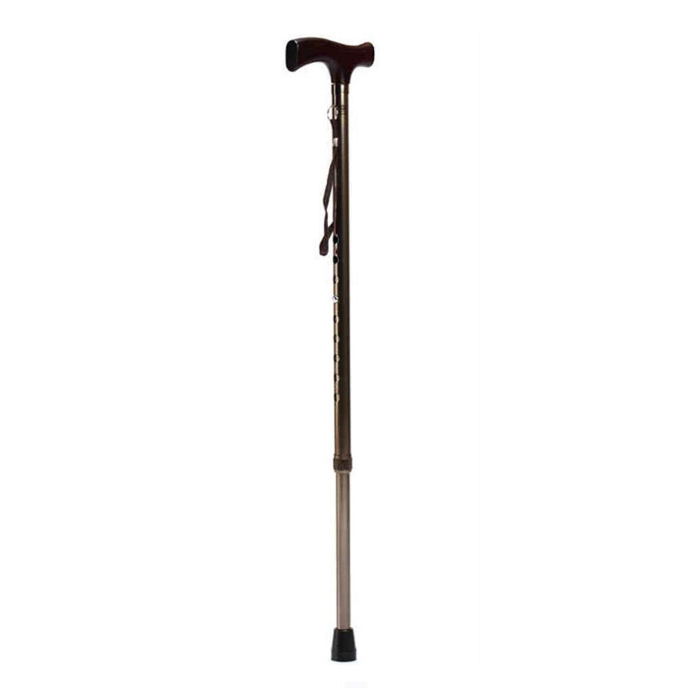 Adjustable Walking Cane for Seniors with Ergonomic Grip, Lightweight Aluminum Folding Stick 6892cm