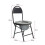 Foldable Commode Chair for Elderly with Backrest, Waterproof Seat, NonSlip Durable Steel Frame 2