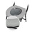 Foldable Commode Chair for Elderly with Backrest, Waterproof Seat, NonSlip Durable Steel Frame 3