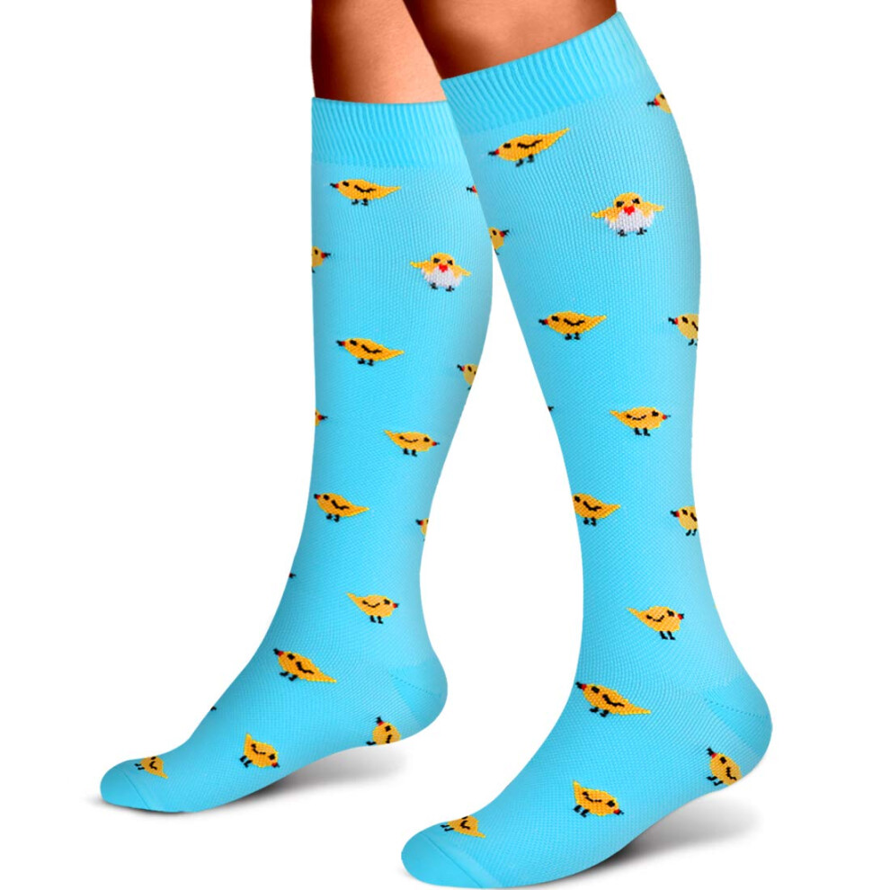 Graduated Compression Socks for Women and Men, Sport and Recovery Support, Breathable AntiâFatigue Fit