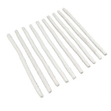 10PCS Torch Wick 8.8oz 13.8x0.5in Clear Glass Fiber