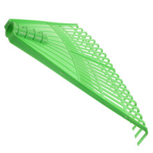 Heavy Duty Plastic Garden Rake with Durable Steel Tines for Lawn, Leaf and Outdoor Cleanup