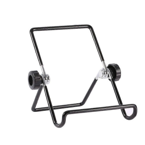 Adjustable Metal Tablet Stand with 160 Viewing, NonSlip Base, Foldable Holder for Desk