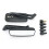 Motorcycle mirrors Compatible with Harley Breakout - Black rectangle 8mm 10mm 1