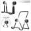 Adjustable Metal Tablet Stand with 160 Viewing, NonSlip Base, Foldable Holder for Desk 2