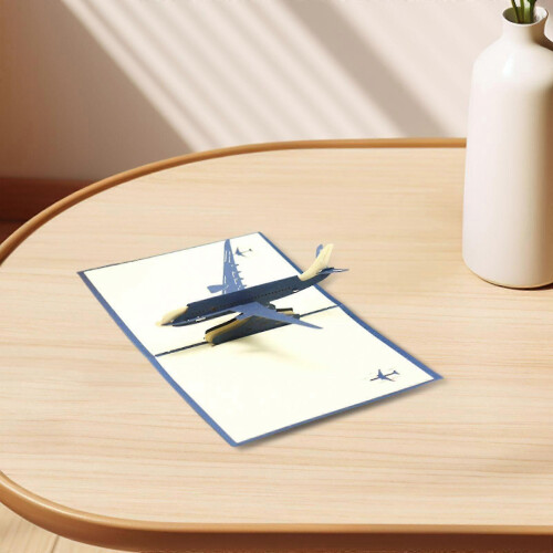 Versatile 3D Aircraft Greeting Card Lightweight Fine Craftsmanship 2