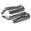 Motorcycle mirrors Compatible with Harley Breakout - Black rectangle 8mm 10mm 4