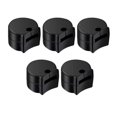 Set of 5 Clarinet Rubber Thumb Rest Protector Comfortablem for Clarinet Musical Instruments Black