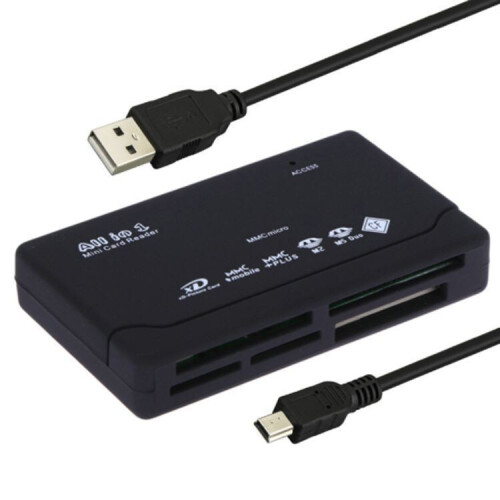 TF MS Card Reader Laptop Electronic Multiple Memory Cards USB Adapter Converter Reading Device Desktop PC Accessories