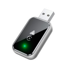 Wireless CarPlay Adapter for , Convert Wired to Wireless, Mini Size, USB & USB-C, No Delay