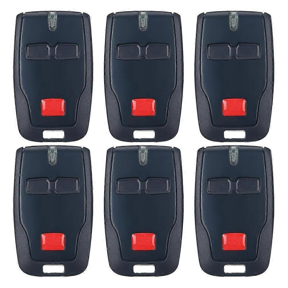 6Pcs 2 Channel Remote Control For Bft Mitto B Rcb02 R1, 433Mhz Gate Opener Remote Control Transmitter 6083684309731