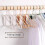 8Pcs Foldable Hangers, Plastic Foldable Hangers, Portable Folding Clothes Hanger, Foldable Travel H 2