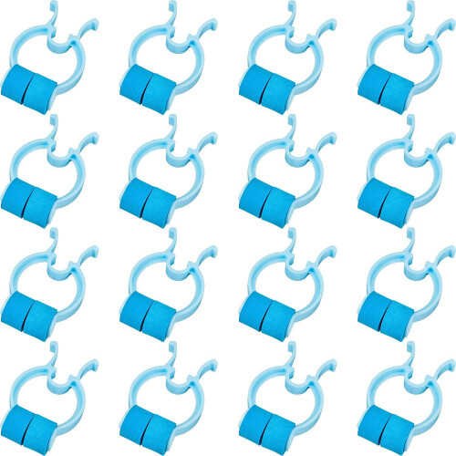 Spirometry Nose Clip Set 16pcs Adjustable Reusable for Breathing Tests and Lung Function