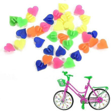 36 stuks kleurrijke stervormige wielversieringen voor kinderfietsen