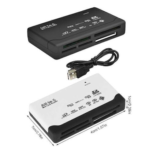 TF MS Card Reader Laptop Electronic Multiple Memory Cards USB Adapter Converter Reading Device Desktop PC Accessories 2