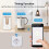 2x Tuya Smart Wifi Plug EU 20A Smart Socket with Power Monitering Energy Saving Timing Remote Control Smart Life EU Plug 4