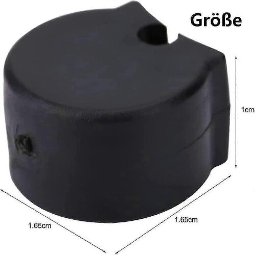 Set of 5 Clarinet Rubber Thumb Rest Protector Comfortablem for Clarinet Musical Instruments Black 2