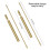 Dowsing Rods Copper, 2PCS Divining Rods - Solid Copper and Brass - Detect Gold, Water, Locating Los 2