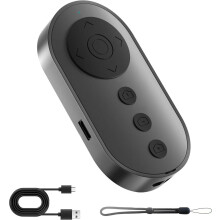 Versatile Wireless Camera Remote Control with Zoom, Front/Rear Switch for IPhone &amp; Android, Ideal Compatible with TikTok &amp; Video
