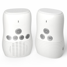 Monitor audio per bambini con comunicazione bidirezionale, interfono wireless con luce notturna, dispositivo di sicurezza per bambini a 2,4 GHz.