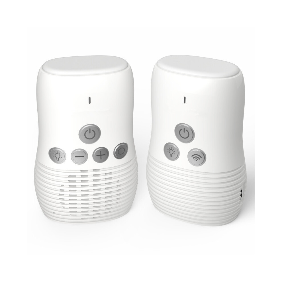 Baby Audio Monitor 2-Way Talk Baby Intercom Wireless Night Home Child Safety Device 2.4Ghz Light