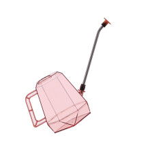 Stainless Steel Indoor Watering Can with Long Spout, Precise Pour Control, RustResistant, Cherry Blossom Pink
