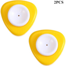 (2pcs) Egg Piercers with Safety Lock Base, Designed for Easy Peeling, Featuring Retractable Needles, Ideal for Boiled Eggs in