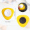 (2pcs) Egg Piercers with Safety Lock Base, Designed for Easy Peeling, Featuring Retractable Needles, Ideal for Boiled Eggs in 2