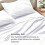(Super King: 270 x 310 cm) Flat White Bed Sheets Single Double King & Super King Size Flat Sheets 2
