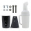 Plastic Golf Cart Bottle with Curved Neck Rain Resistant-1 1