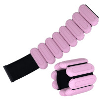 1Pair Light Weight Adjustable Ankle Wrist Band Strength-Pink