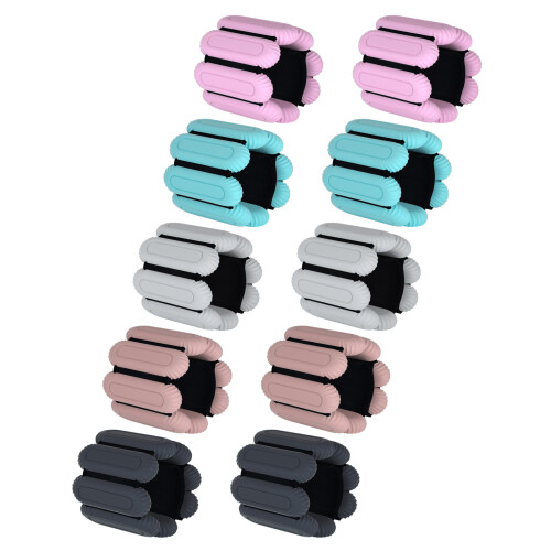 1Pair Light Weight Adjustable Ankle Wrist Band Strength-Pink 1