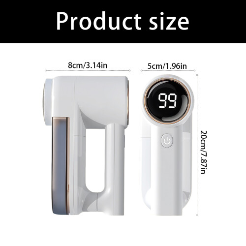 Travel Garment Shavers Fast Charging Capability-white gray 2